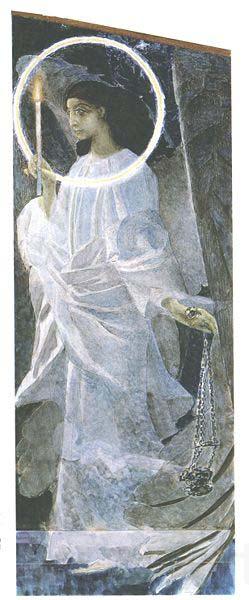 Mikhail Vrubel Angel with Censer and Candle Norge oil painting art
